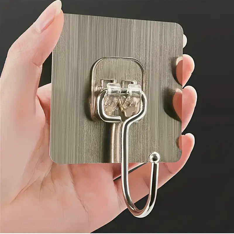 Heavy Duty Wall Hooks - Gold Edition (Pack of 10, 20, 30)