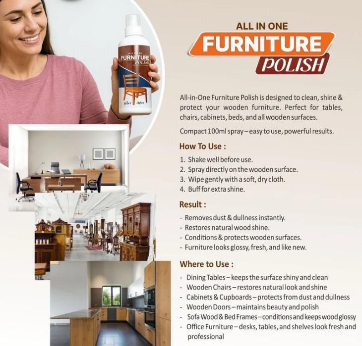 All-In-One Furniture Polish (Pack of 3)