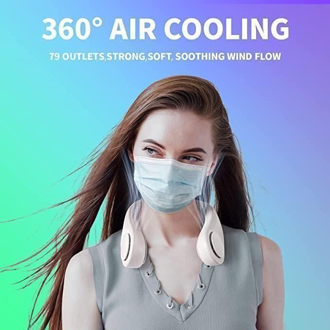 CoolBreeze Neck Fan – Hands-free cooling anywhere.