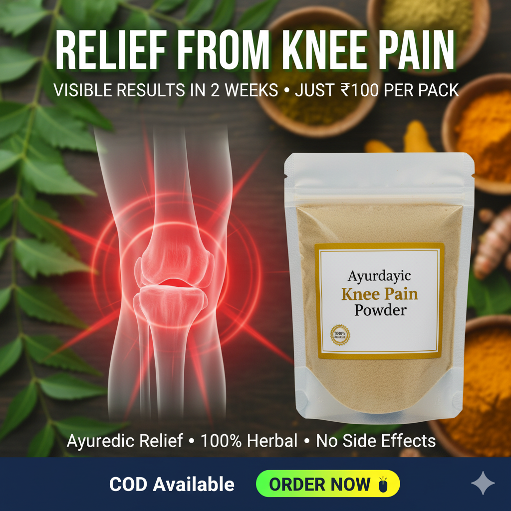 Ayurvedic Knee Pain Relief Powder pace of (1 week)