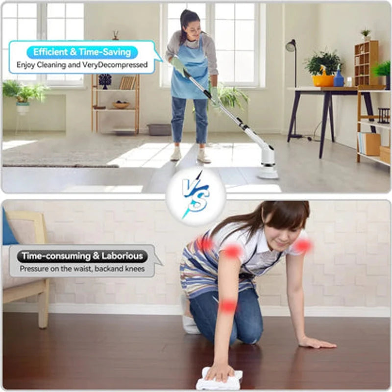 9-in-1 Electric Spin Scrubber